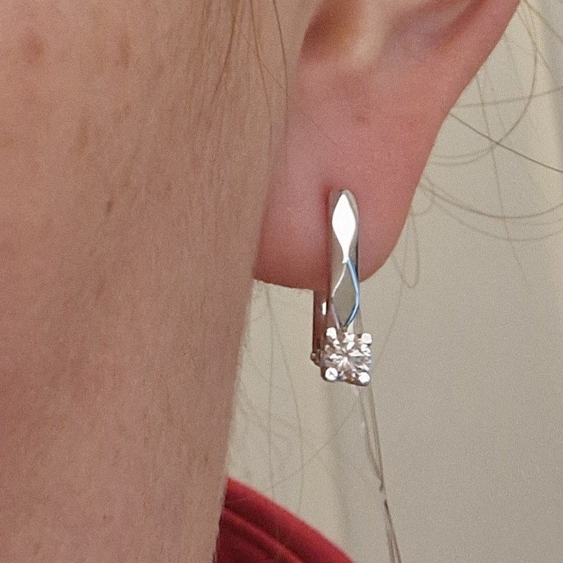 Серьги Deimantas 98703294 3,08гр 0,46ct. купить,NaN