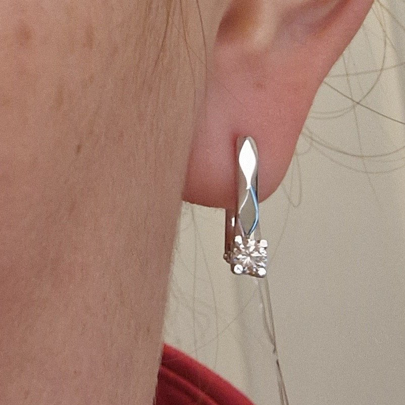 Серьги Deimantas 98703294 3,08гр 0,46ct. купить,NaN