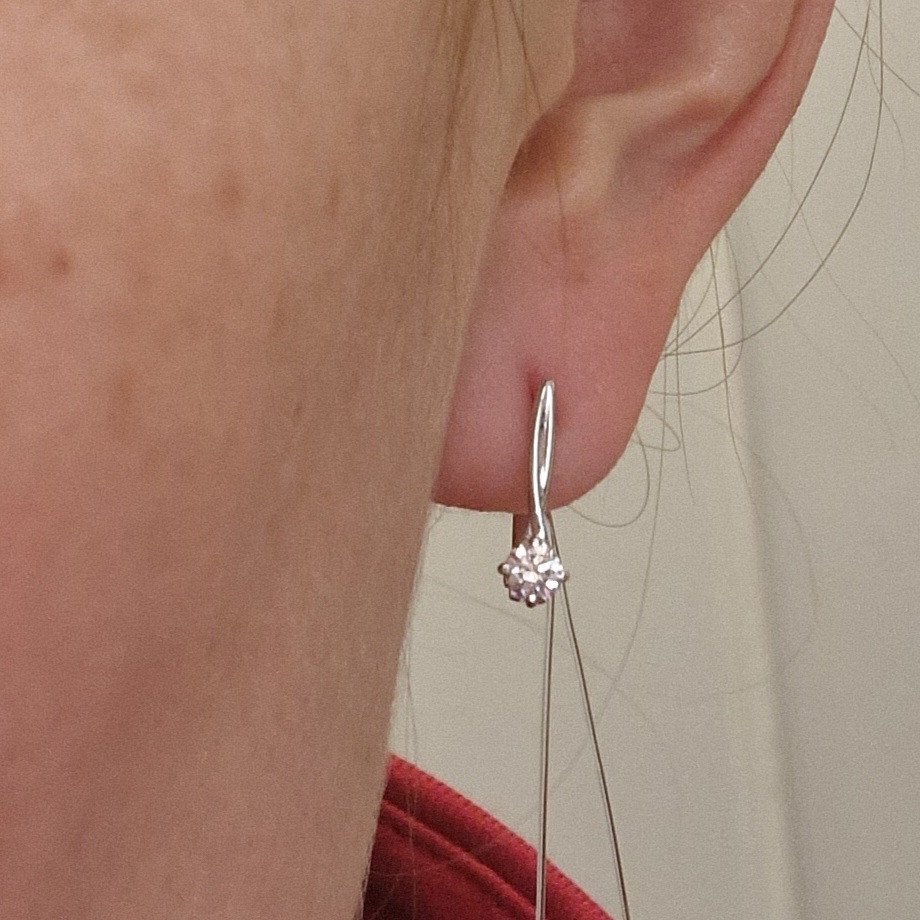 Серьги Deimantas 98703303 2,23гр 0,33ct. купить,NaN