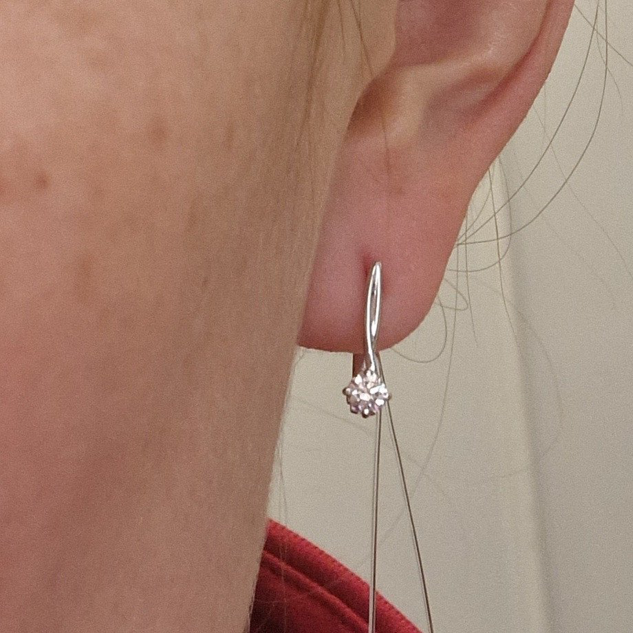 Серьги Deimantas 98703303 2,23гр 0,33ct. купить,NaN