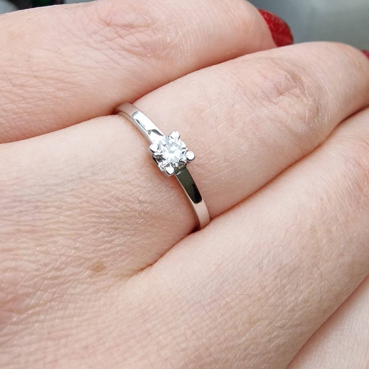 Кольцо Deimantas 98703306 16,5р 1,21гр 0,17ct. купить,NaN