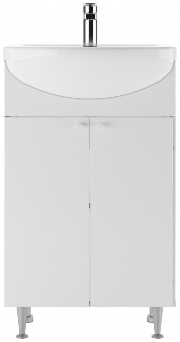 Комплект для ванной KABINKA.KZ Baiterek (шкаф-навесной, тумба под раковину, раковина) белый