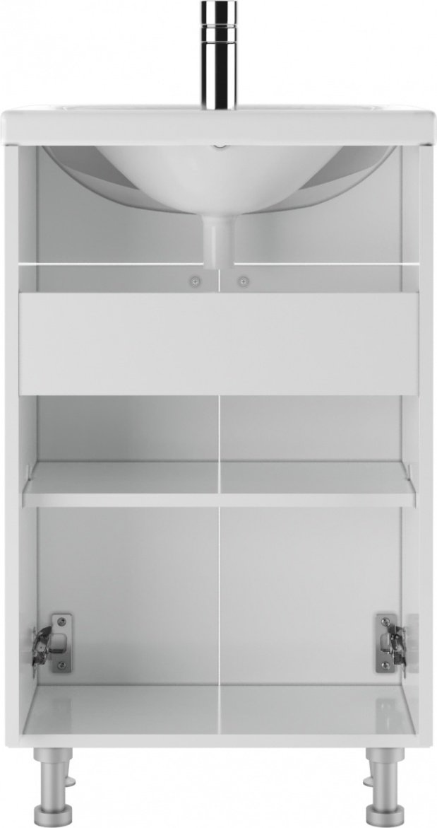 Комплект для ванной KABINKA.KZ Baiterek (шкаф-навесной, тумба под раковину, раковина) белый