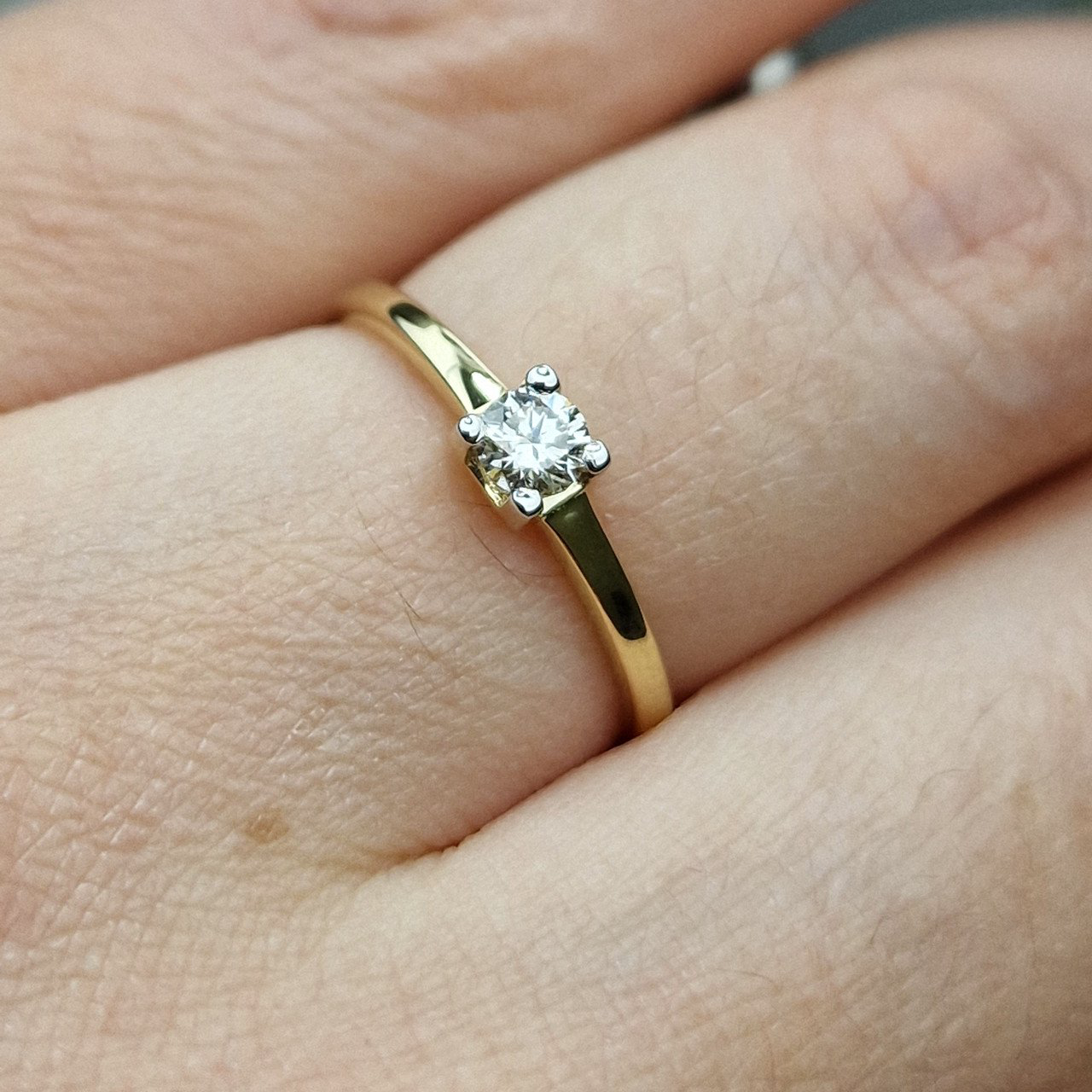 Кольцо Deimantas 98703319 16р 1,33гр 0,16ct. купить,NaN