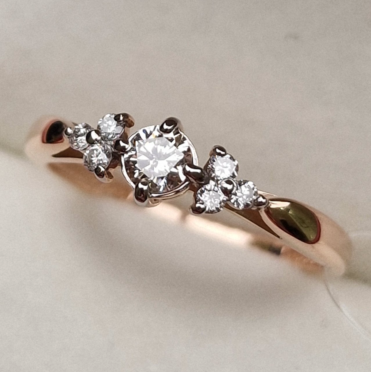 Кольцо Deimantas 98703327 16,5р 1,35гр 0,24ct. купить,NaN