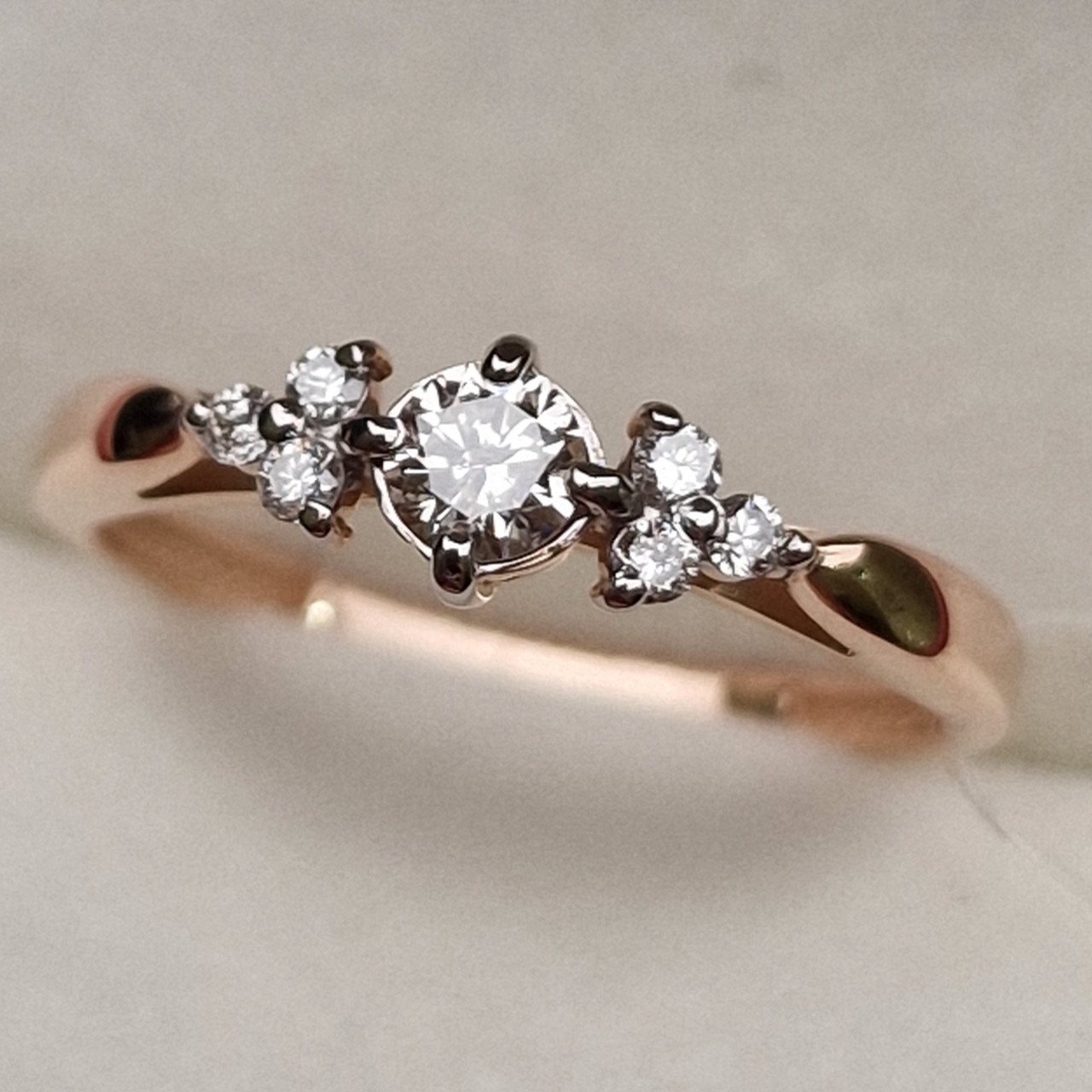 Кольцо Deimantas 98703327 16,5р 1,35гр 0,24ct. купить,NaN