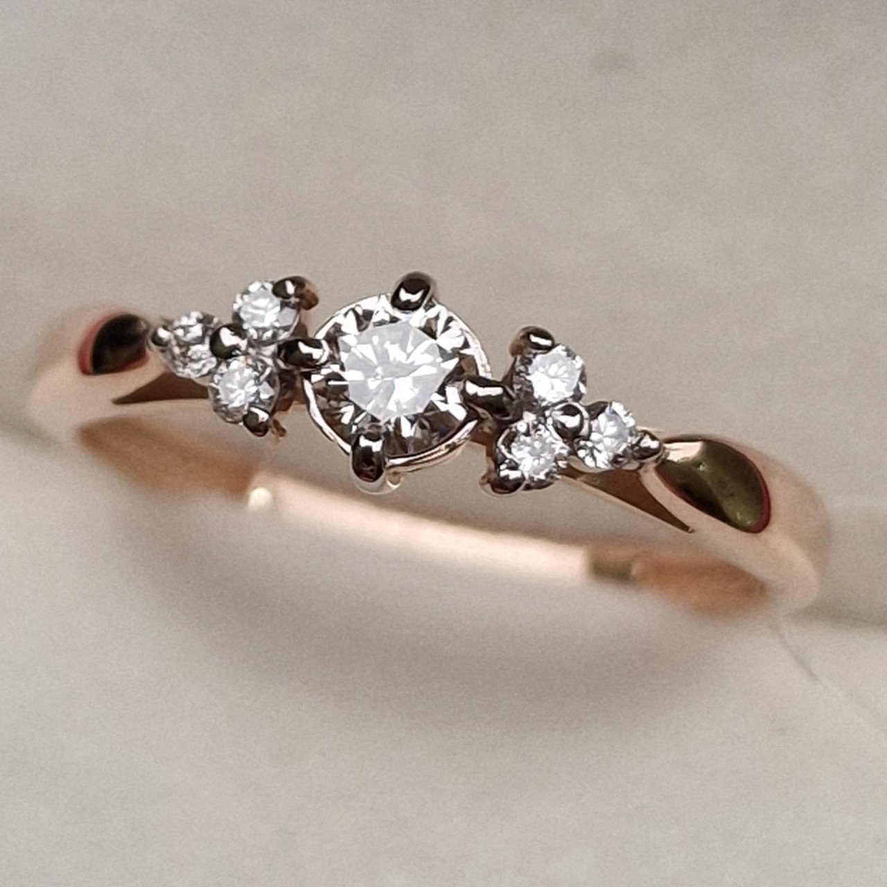 Кольцо Deimantas 98703327 16,5р 1,35гр 0,24ct. купить,NaN