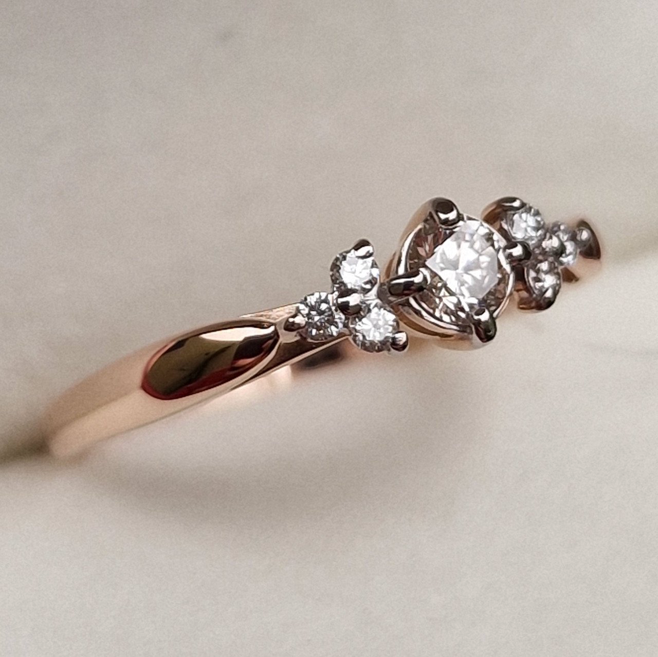 Кольцо Deimantas 98703327 16,5р 1,35гр 0,24ct. купить,NaN