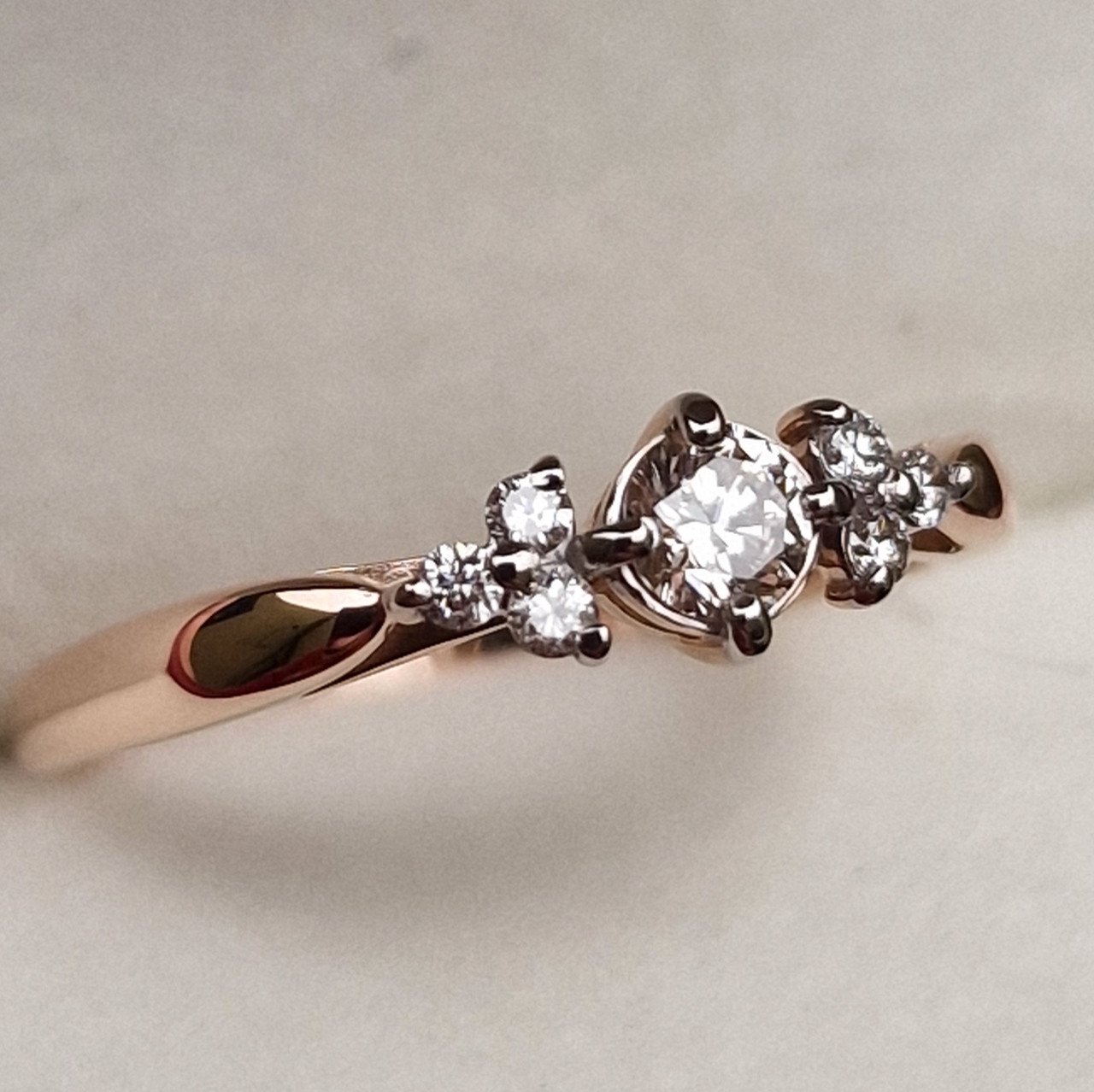 Кольцо Deimantas 98703327 16,5р 1,35гр 0,24ct. купить,NaN