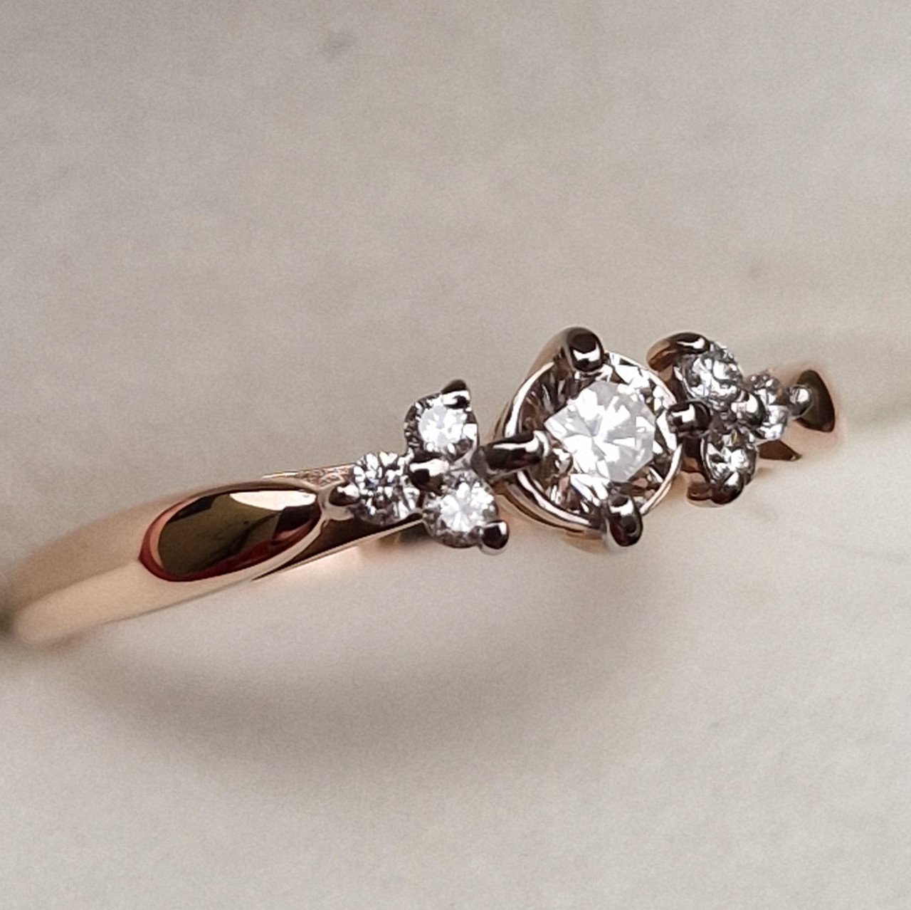 Кольцо Deimantas 98703327 16,5р 1,35гр 0,24ct. купить,NaN