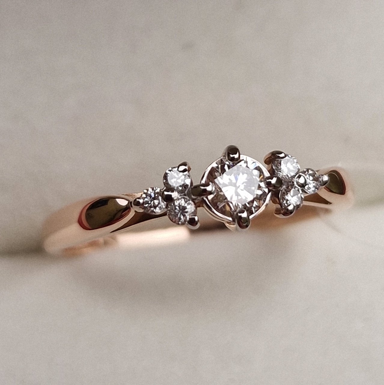 Кольцо Deimantas 98703327 16,5р 1,35гр 0,24ct. купить,NaN