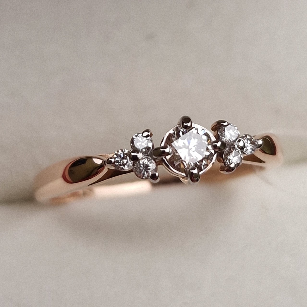 Кольцо Deimantas 98703327 16,5р 1,35гр 0,24ct. купить,NaN