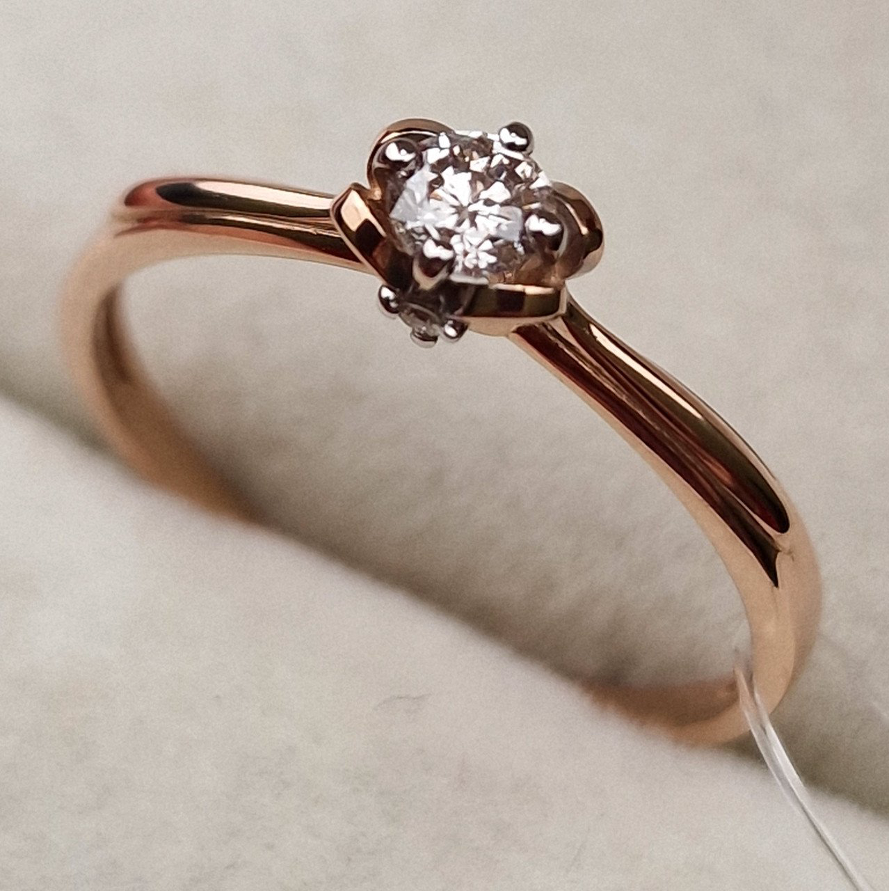 Кольцо Deimantas 98703350 18р 1,43гр 0,19ct. купить,NaN