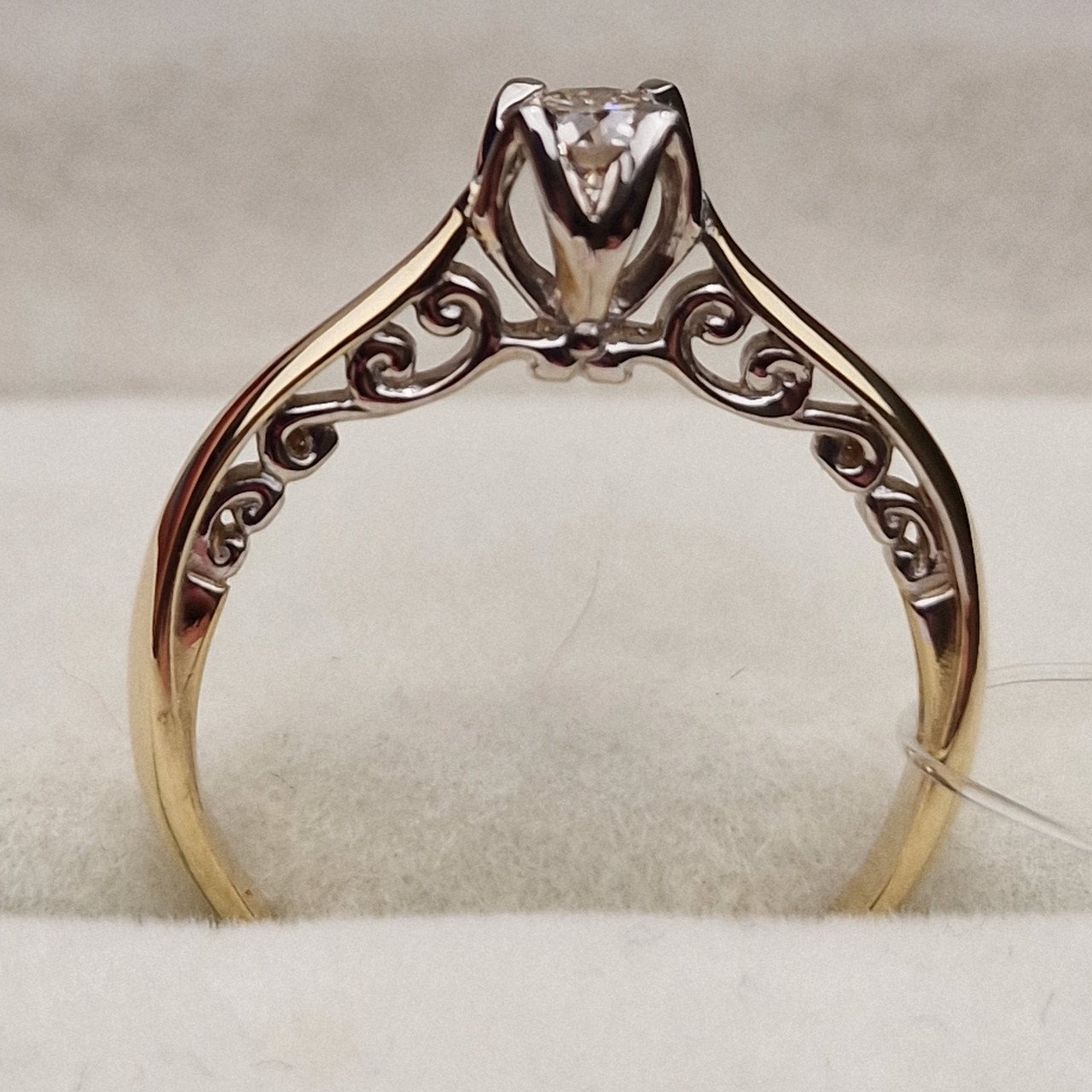 Кольцо Deimantas 98703354 17р 2,05гр 0,24ct. купить,NaN