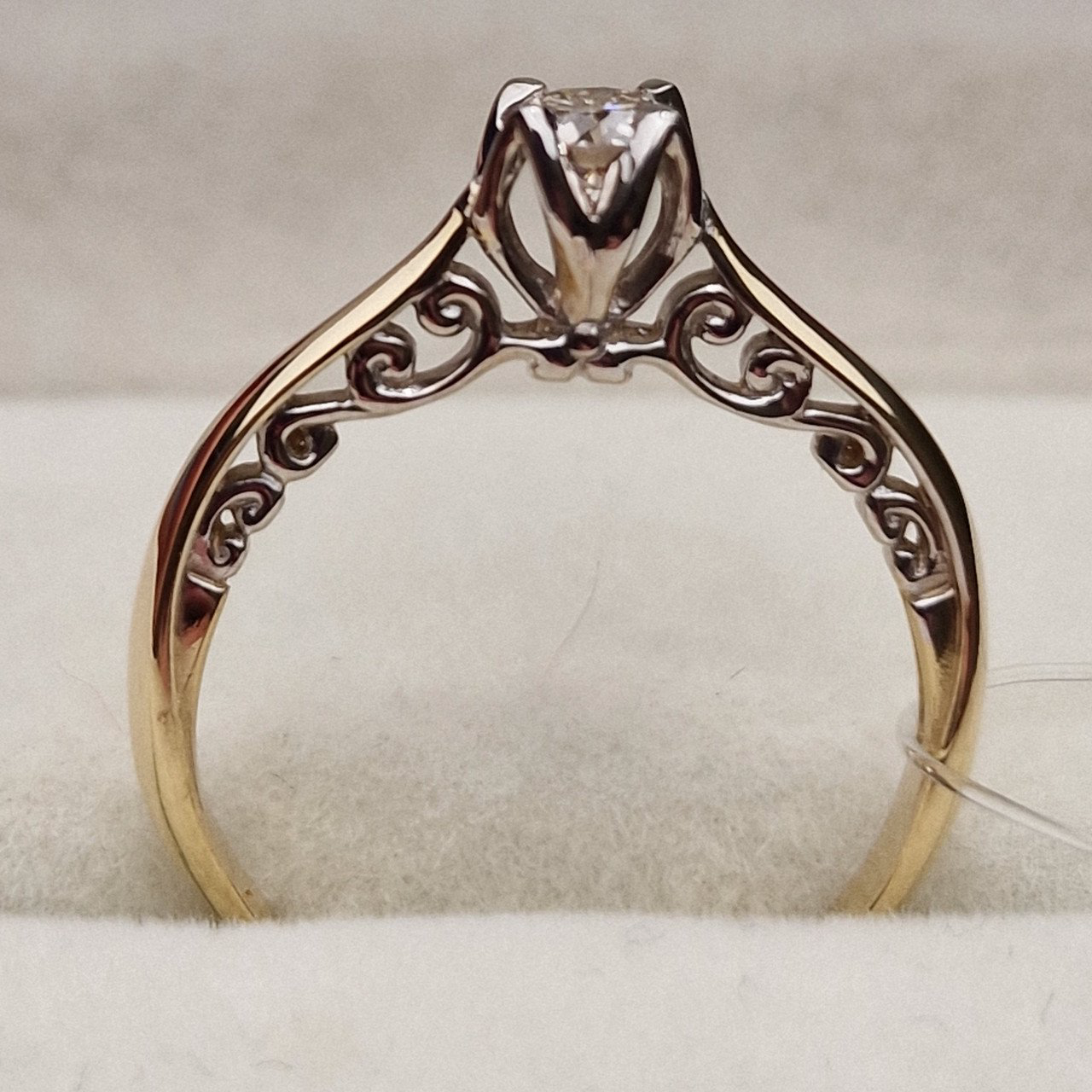 Кольцо Deimantas 98703354 17р 2,05гр 0,24ct. купить,NaN