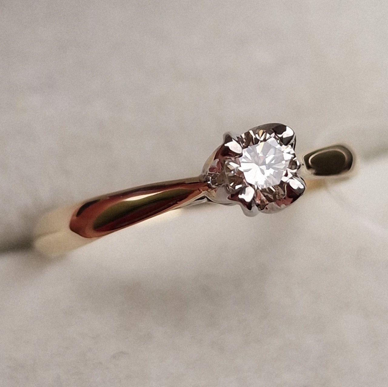 Кольцо Deimantas 98703354 17р 2,05гр 0,24ct. купить,NaN