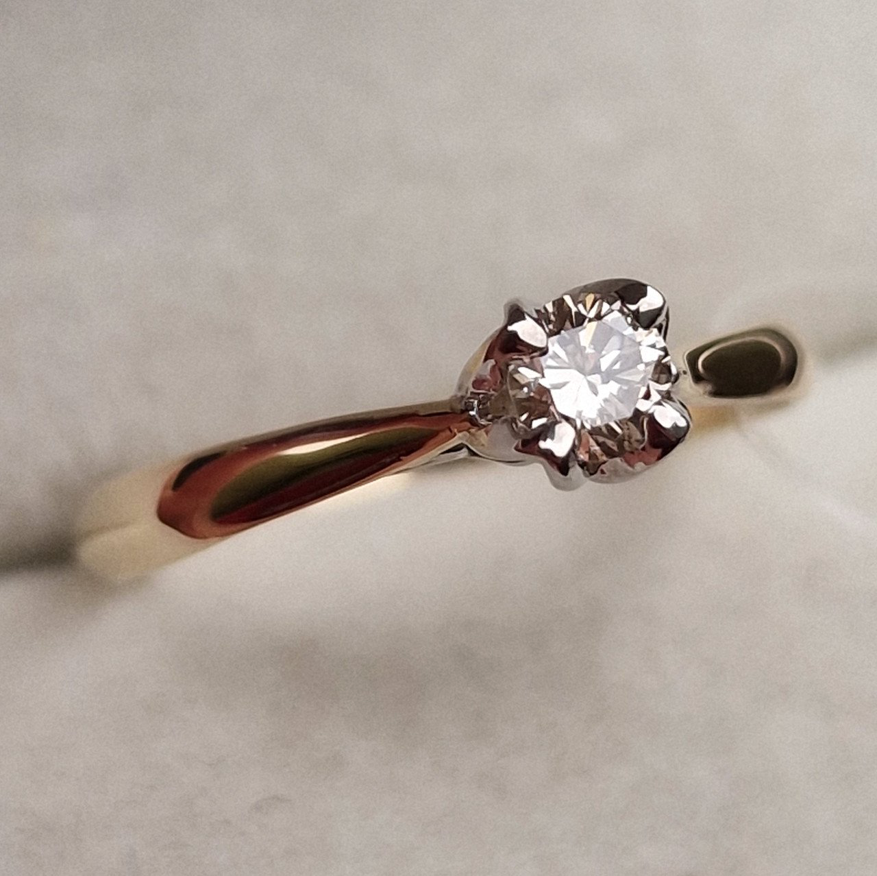 Кольцо Deimantas 98703354 17р 2,05гр 0,24ct. купить,NaN