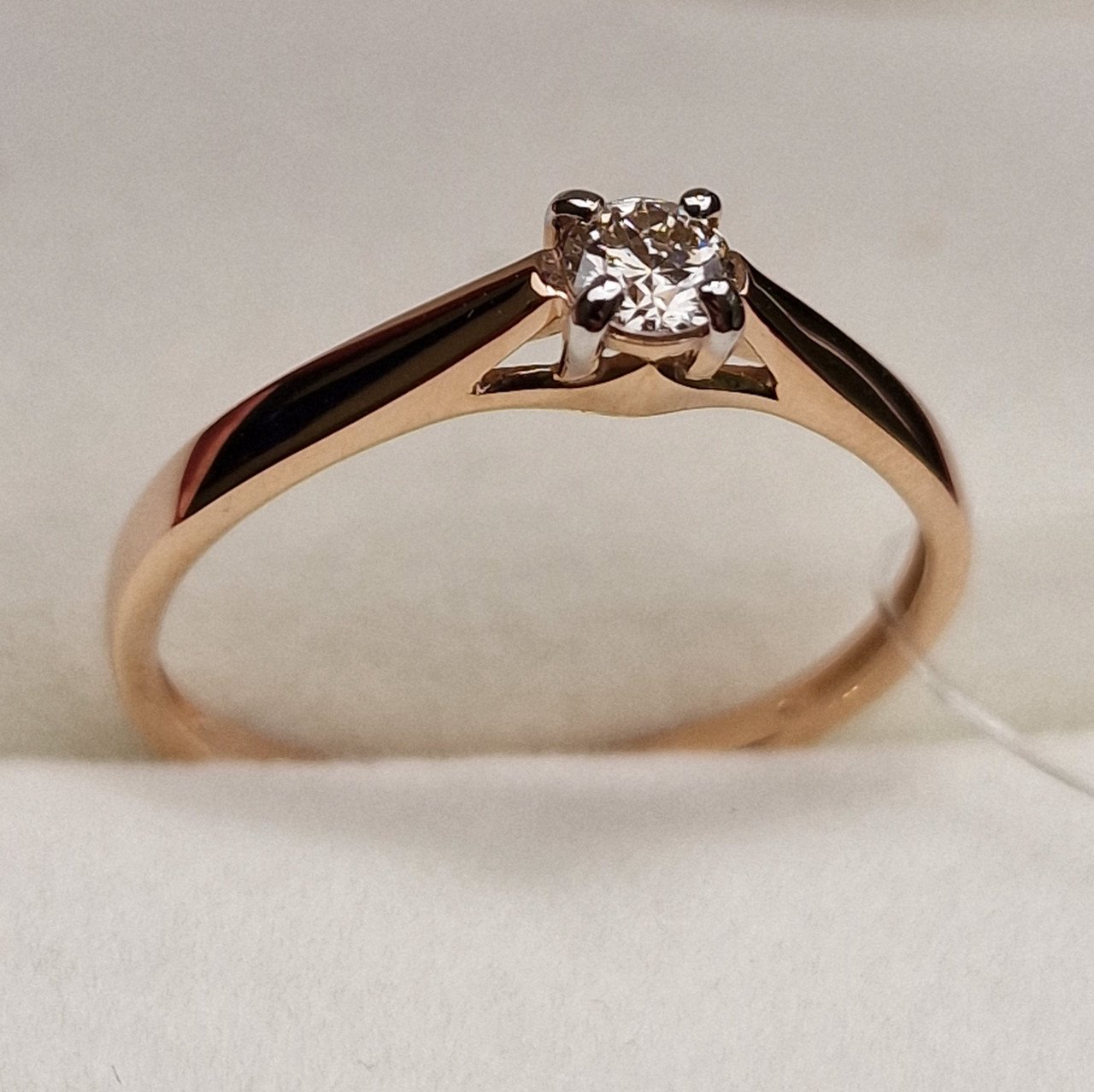 Кольцо Deimantas 98703352 17,5р 1,543гр 0,17ct. купить,NaN
