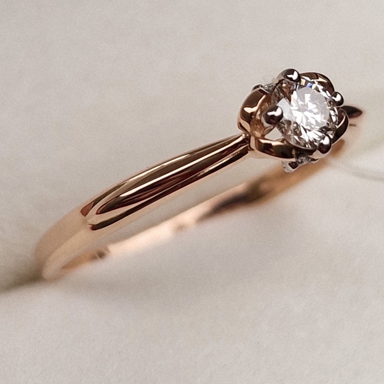 Кольца Deimantas 98703359 16р 1,32гр 0,18ct. купить,NaN