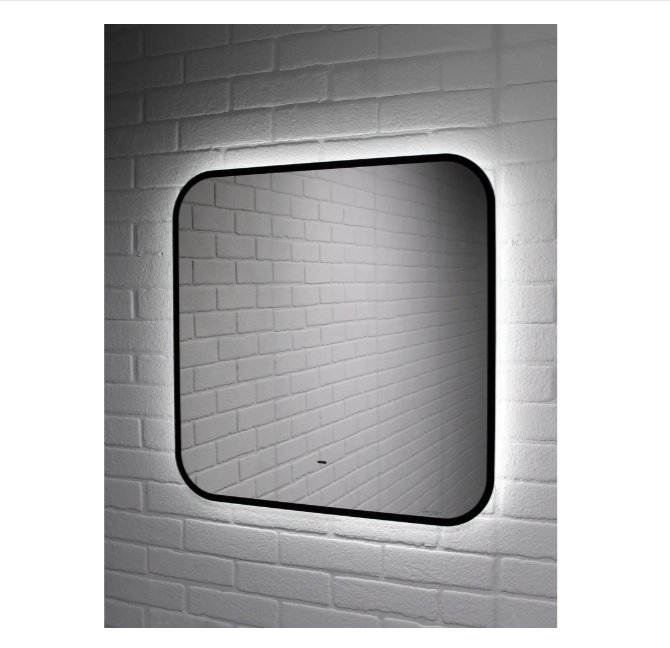 Комплект для ванной KABINKA.KZ Bazis 70 (тумба под раковину, зеркало, раковина) черный