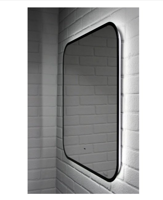 Комплект для ванной KABINKA.KZ Bazis 70 (тумба под раковину, зеркало, раковина) черный