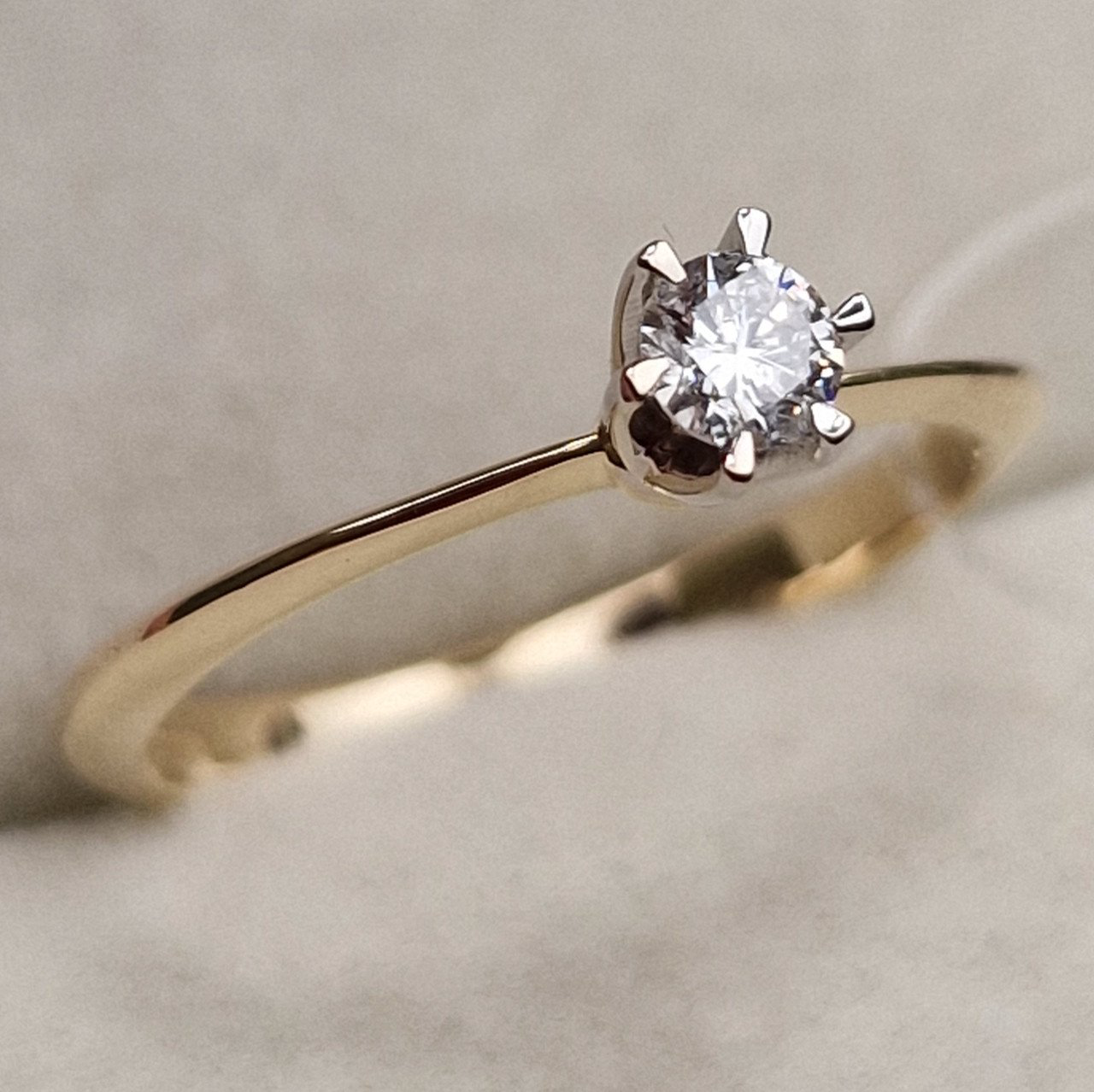 Кольцо Deimantas 98703370 16,5р 1,78гр 0,15ct. купить,NaN