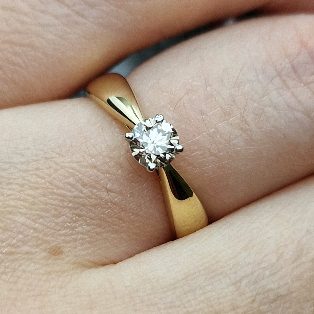 Кольцо Deimantas 98703368 16,5р 3,22гр 0,43ct. купить,NaN
