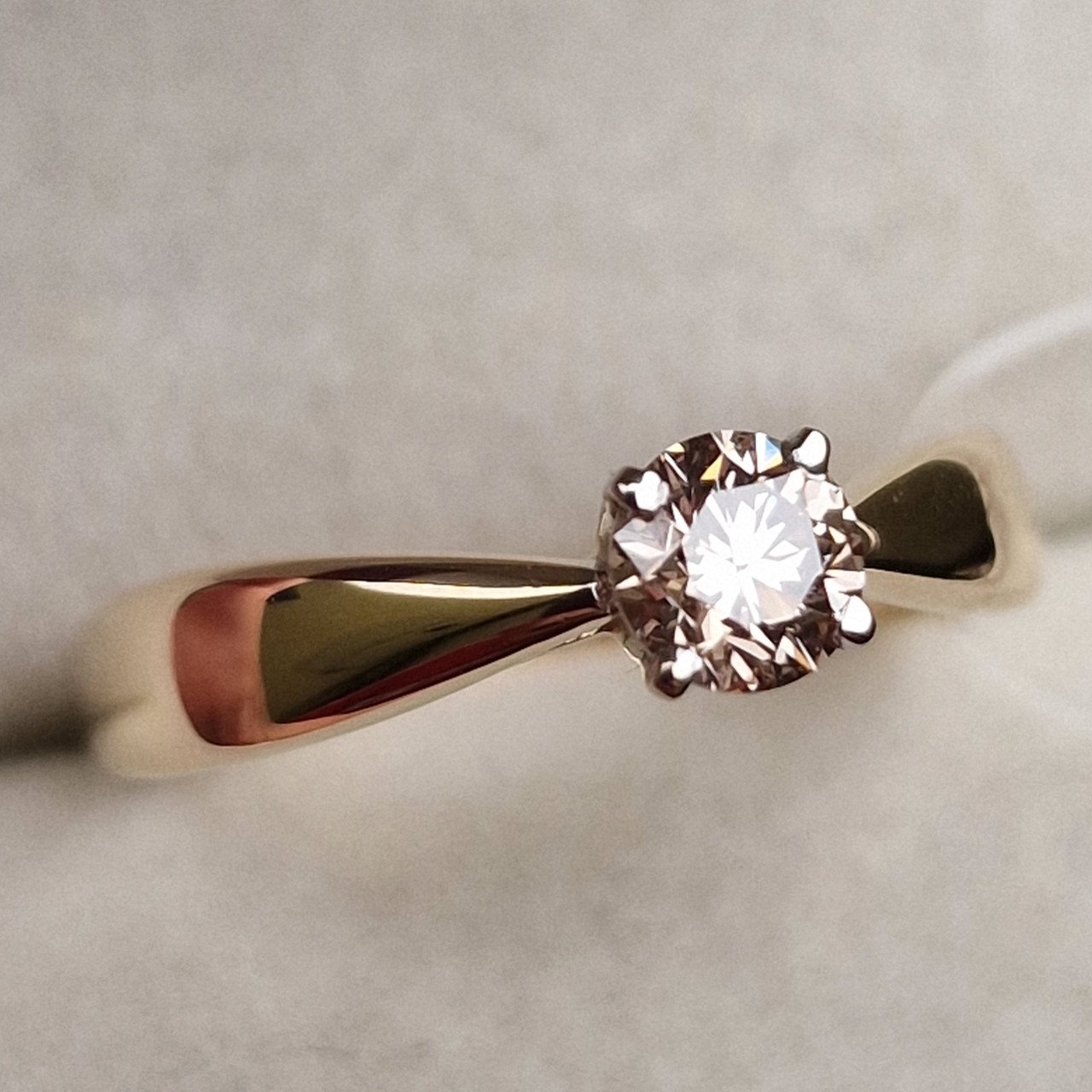 Кольцо Deimantas 98703368 16,5р 3,22гр 0,43ct. купить,NaN