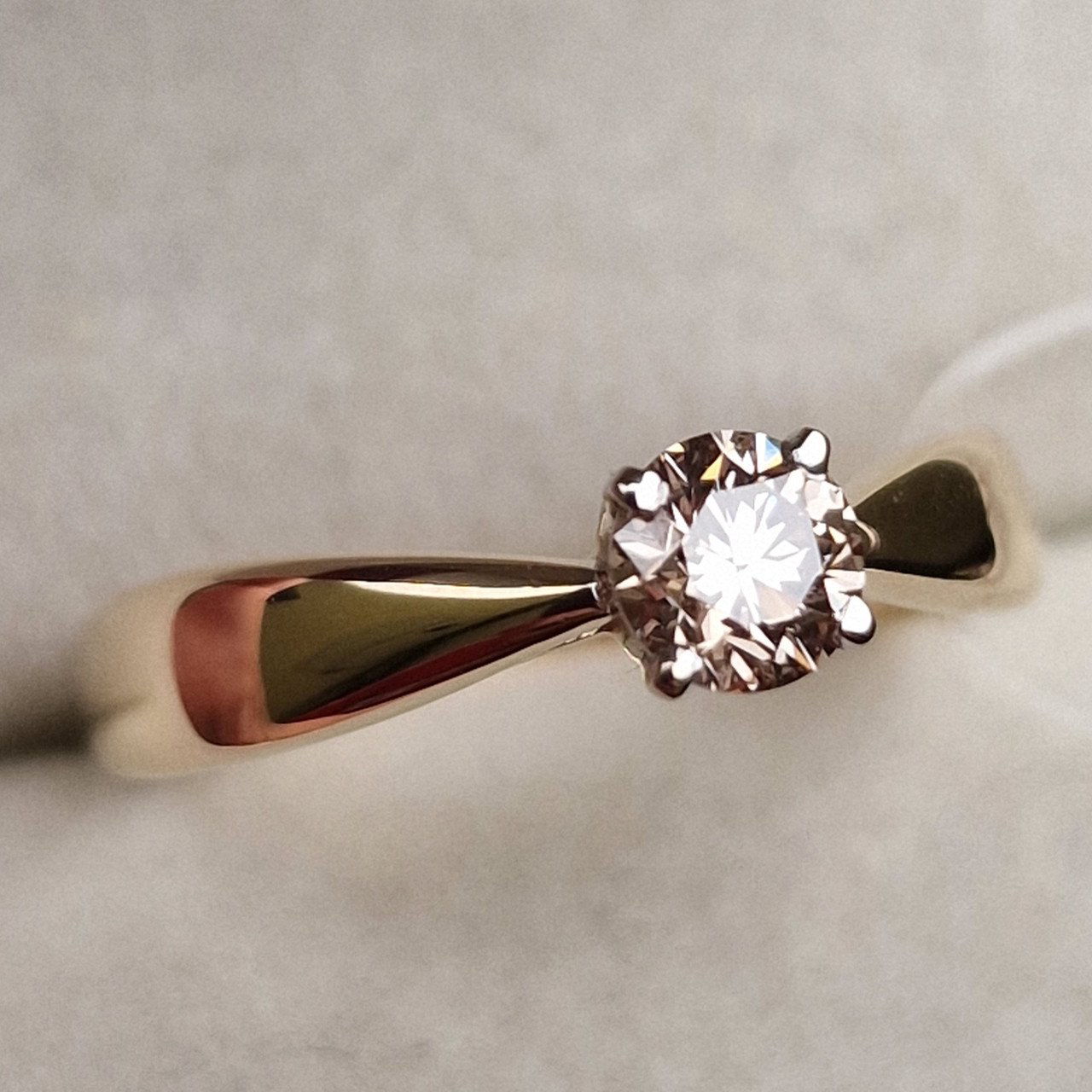 Кольцо Deimantas 98703368 16,5р 3,22гр 0,43ct. купить,NaN