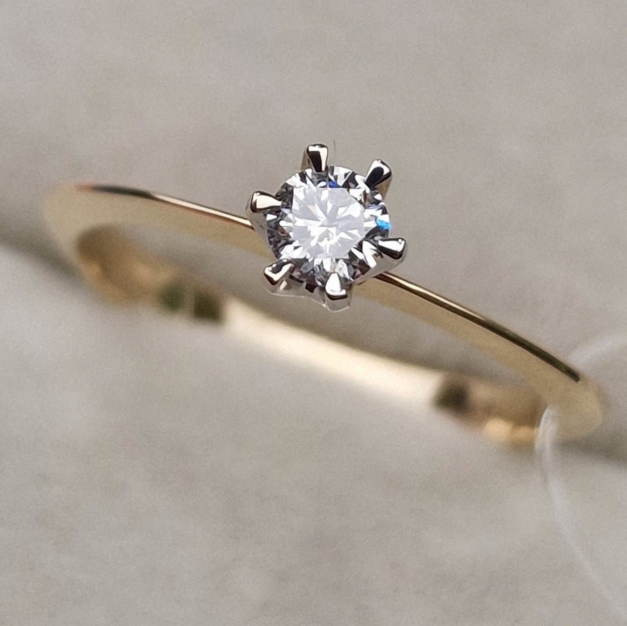 Кольцо Deimantas 98703370 16,5р 1,78гр 0,15ct. купить,NaN