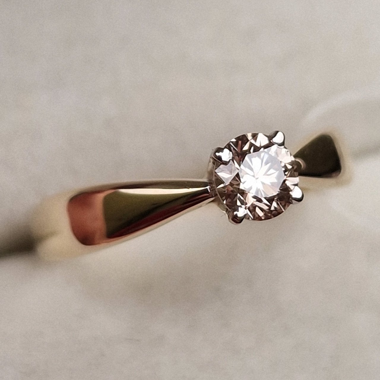 Кольцо Deimantas 98703368 16,5р 3,22гр 0,43ct. купить,NaN