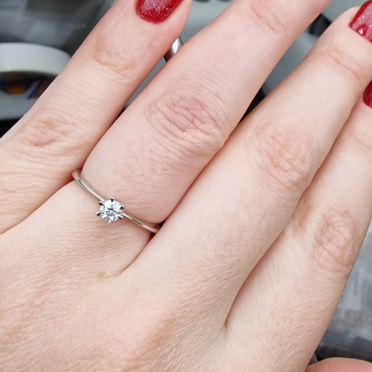 Кольцо Deimantas 98703372 16,5р 1,76гр 0,17ct. купить,NaN