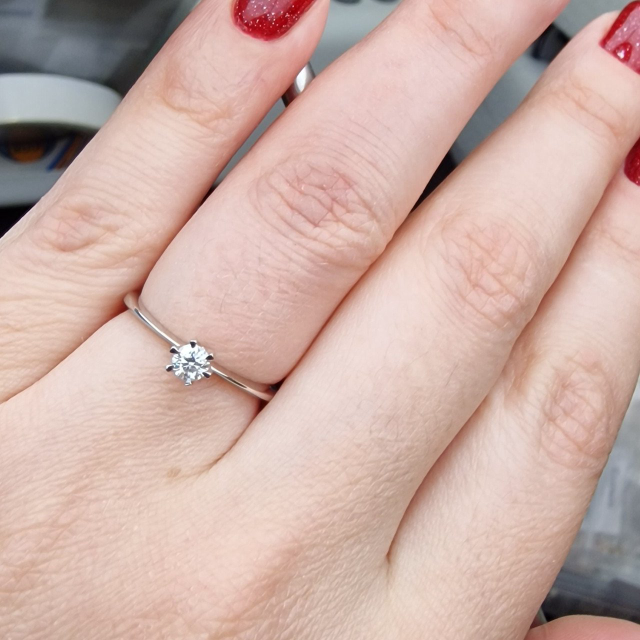 Кольцо Deimantas 98703372 16,5р 1,76гр 0,17ct. купить,NaN