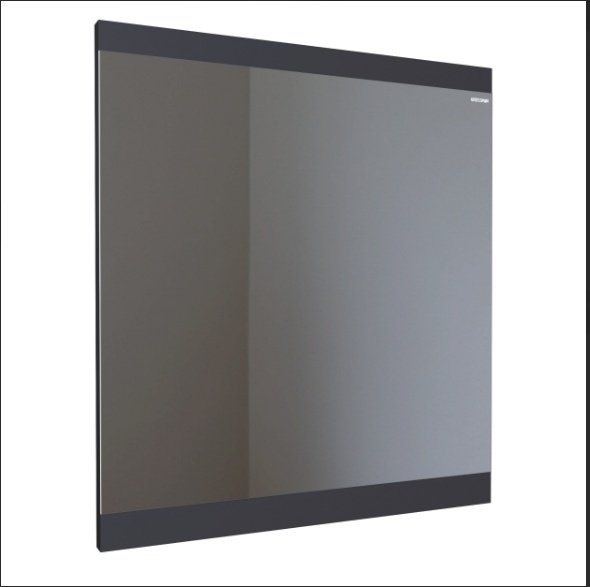 Комплект для ванной Grossman Смарт (тумба под раковину, зеркало, раковина) коричневый, графит