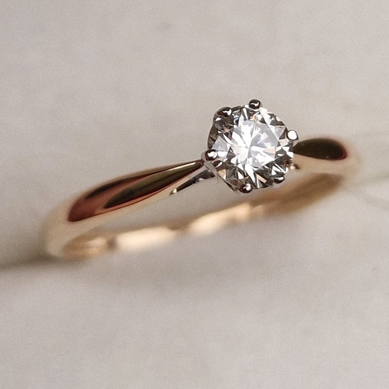 Кольцо Deimantas 98703381 16,5р 1,41гр 0,35ct. купить,NaN