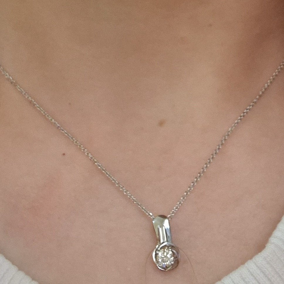 Колье Deimantas 98828195 40см 0,9гр 0,23ct. купить,NaN