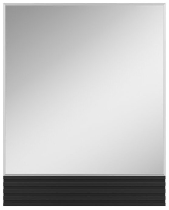 Комплект для ванной KABINKA.KZ DAKOTA - 80 (тумба под раковину, раковина, шкаф-пенал, зеркало) черный