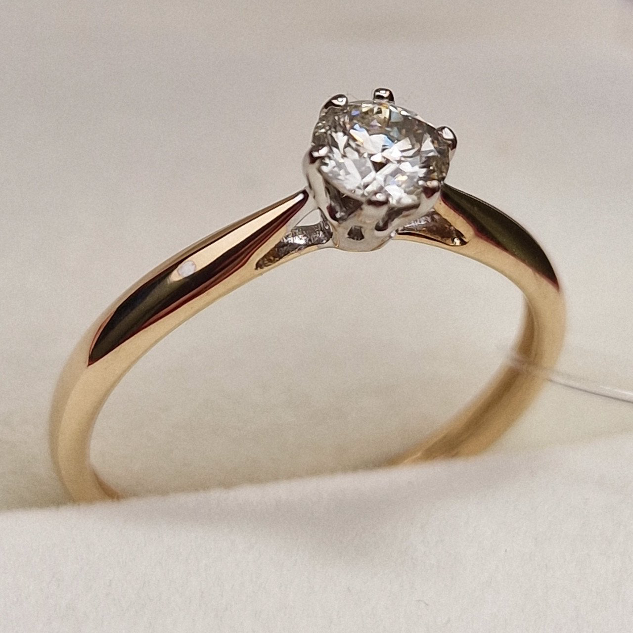 Кольцо Deimantas 98703381 16,5р 1,41гр 0,35ct. купить,NaN