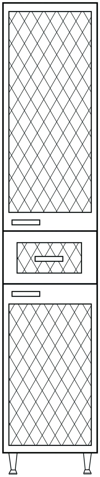 Комплект для ванной Lindis Максима (шкаф, шкаф-пенал, тумба под раковину, раковина) белый купить,343100