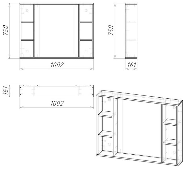 Комплект для ванной Grossman Флай 100 светло-коричневый купить,357200