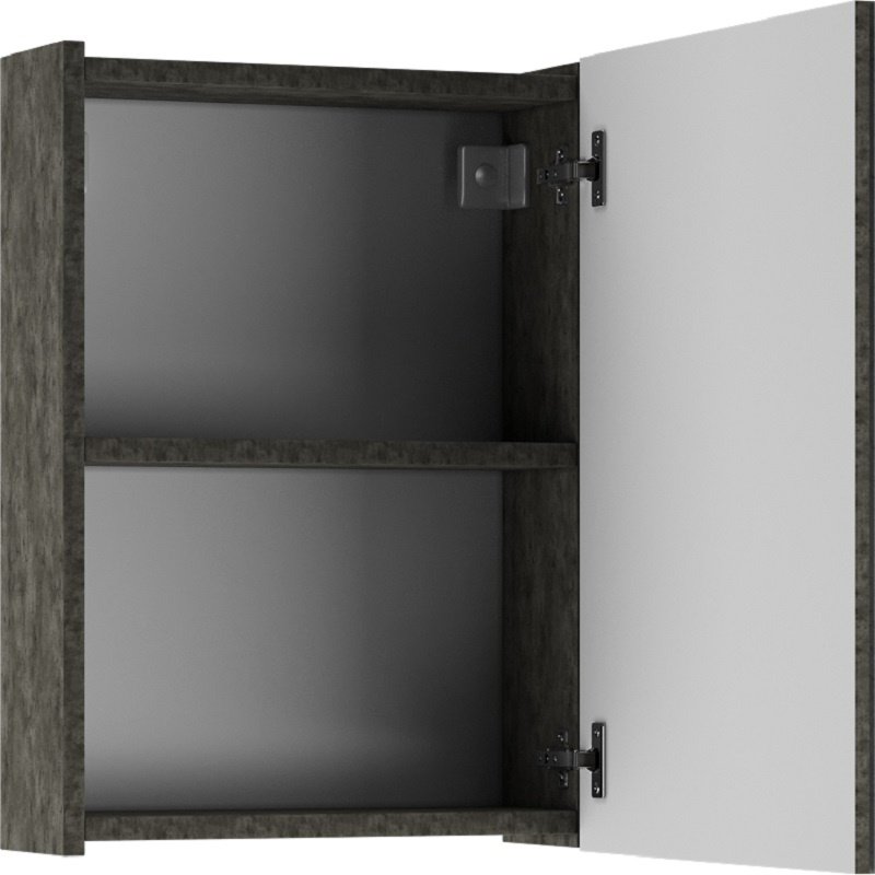 Комплект для ванной KABINKA.KZ Адай (шкаф-навесной, тумба под раковину, раковина) белый, серый