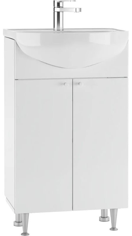 Комплект для ванной KABINKA.KZ Байтерек (шкаф, тумба под раковину, раковина) белый