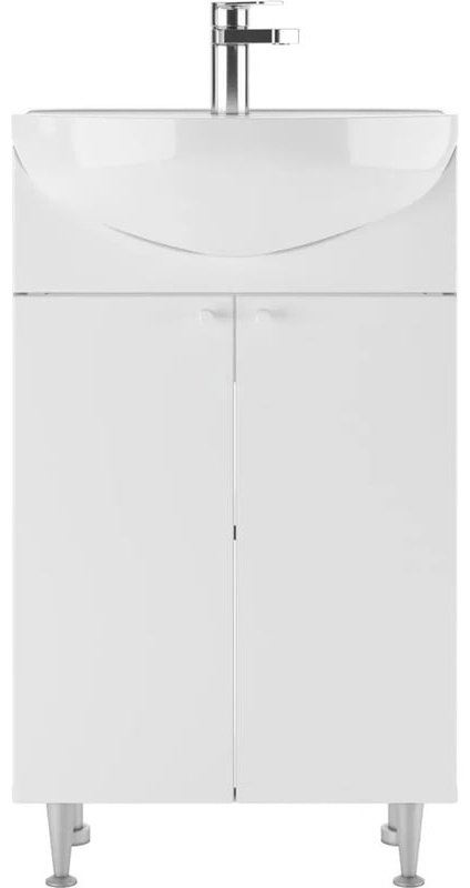 Комплект для ванной KABINKA.KZ Байтерек (шкаф, тумба под раковину, раковина) белый