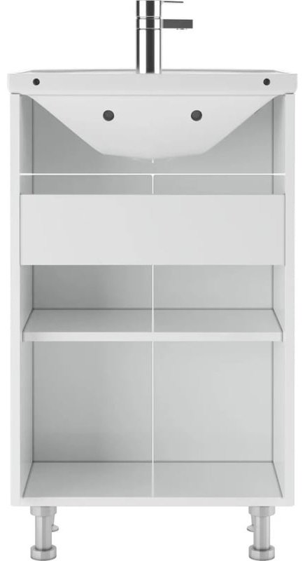 Комплект для ванной KABINKA.KZ Байтерек (шкаф, тумба под раковину, раковина) белый