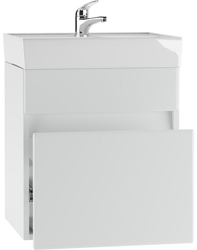 Комплект для ванной KABINKA.KZ Адай (шкаф, тумба под раковину, раковина) белый