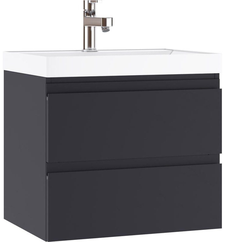 Комплект для ванной KABINKA.KZ Байтерек (шкаф-пенал, тумба под раковину, зеркало, раковина) коричневый, графит