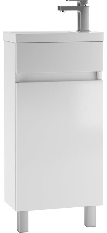 Комплект для ванной KABINKA.KZ Адай (шкаф, шкаф-пенал, тумба под раковину, раковина) белый