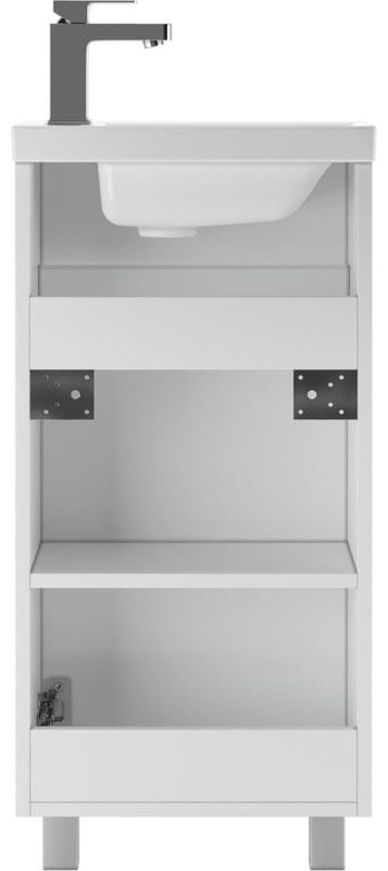 Комплект для ванной KABINKA.KZ Адай (шкаф, шкаф-пенал, тумба под раковину, раковина) белый