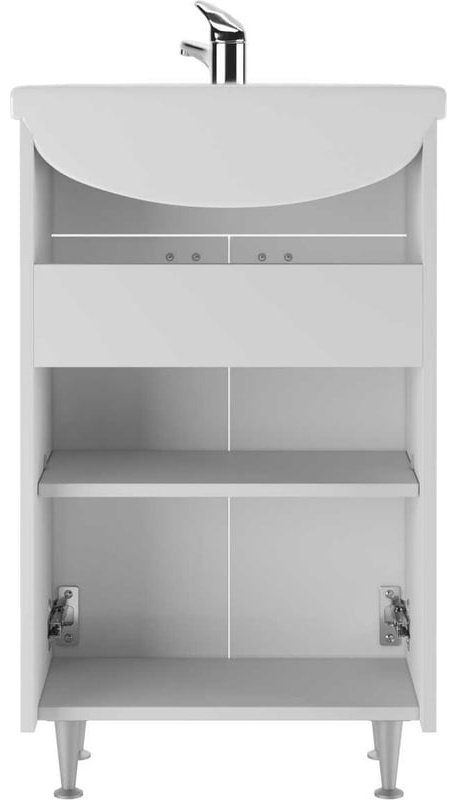 Комплект для ванной KABINKA.KZ Адай (шкаф, тумба под раковину, раковина) белый