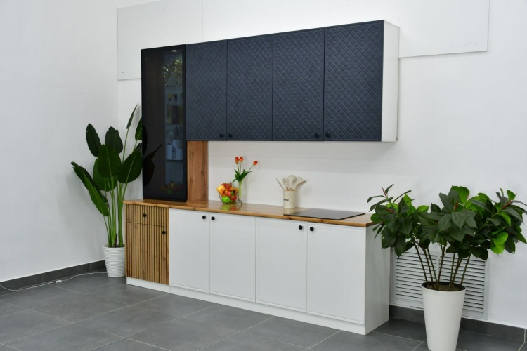 Кухонный гарнитур Elegant Oster 2.6 м Серый Вотан 260x237.5х60 см купить,346490